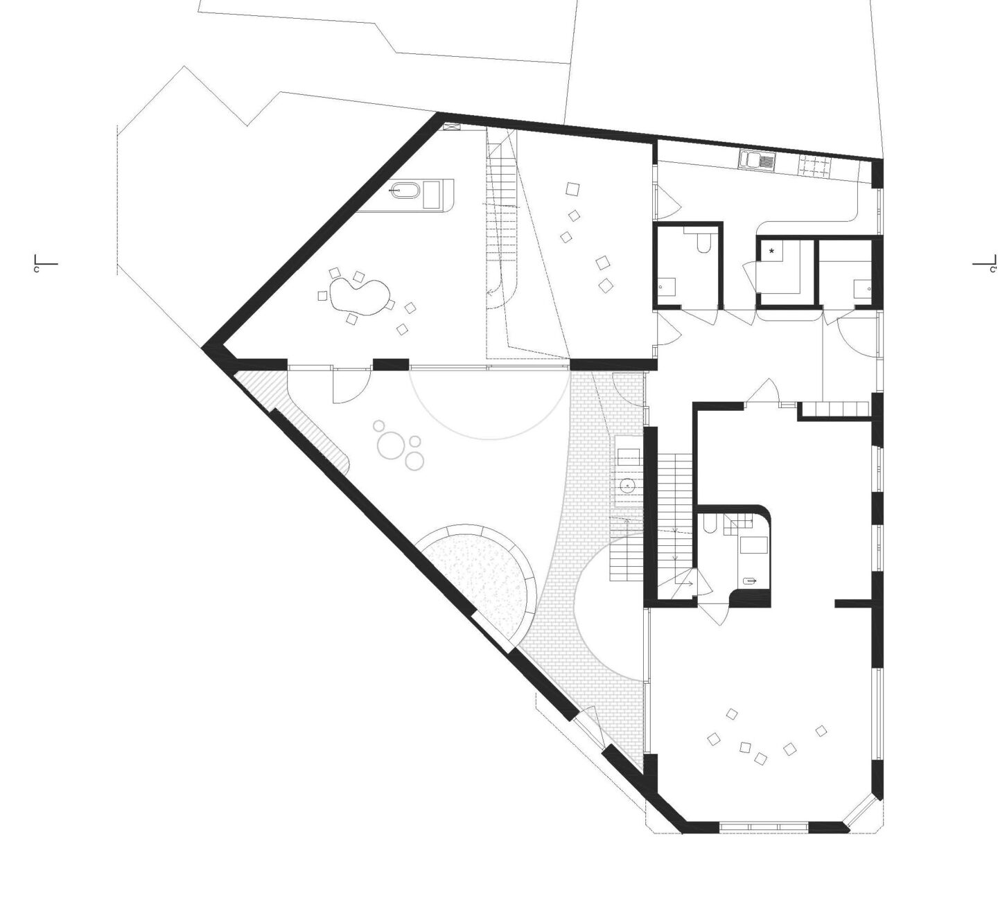 Plan gelijkvloers